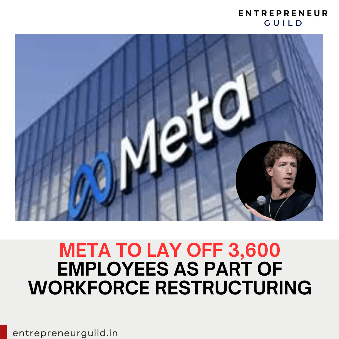 Meta to Lay Off 3,600 Employees as Part of Workforce Restructuring